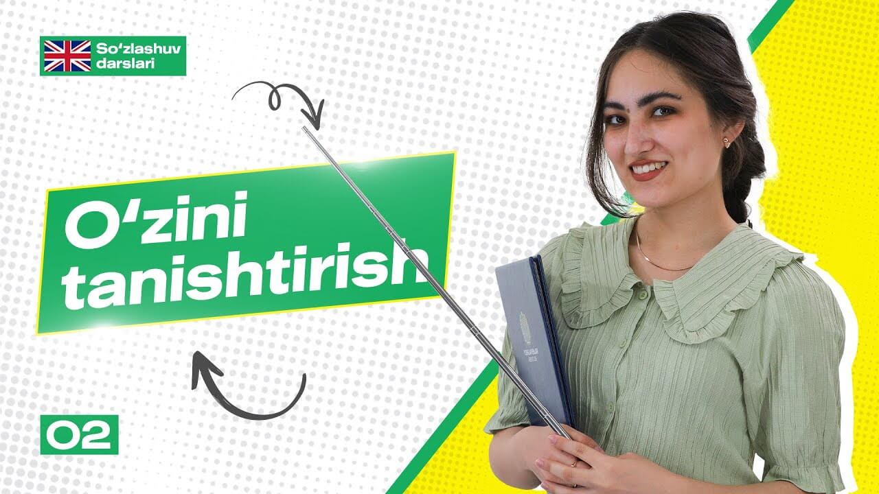 2-dars | O'zini tanishtirish | Ingliz tili so'zlashuv